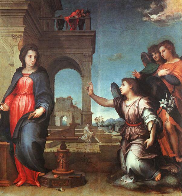 Andrea del Sarto The Annunciation